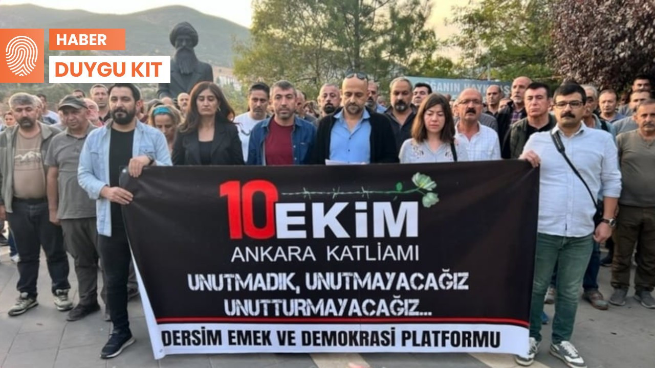 Dersim’de 10 Ekim anması: ‘Bu dava bizim için bitmedi’